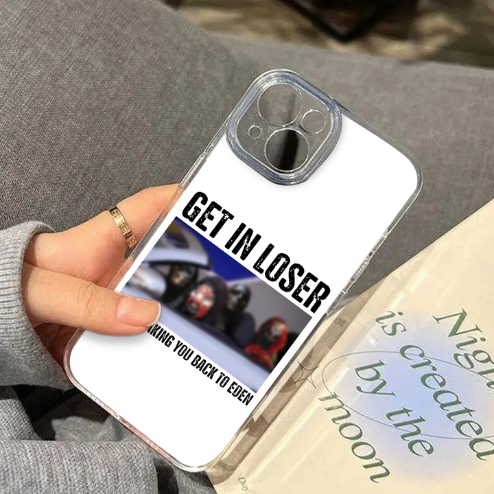 Sleep Token Phone Case – “Get In Loser, We're Taking You Back to Eden” – Funny Aesthetic Horror Cover for iPhone 11 12 13 14 15 16 Pro Max Samsung S22 S23 S24 S24.99 Ultra Plus
