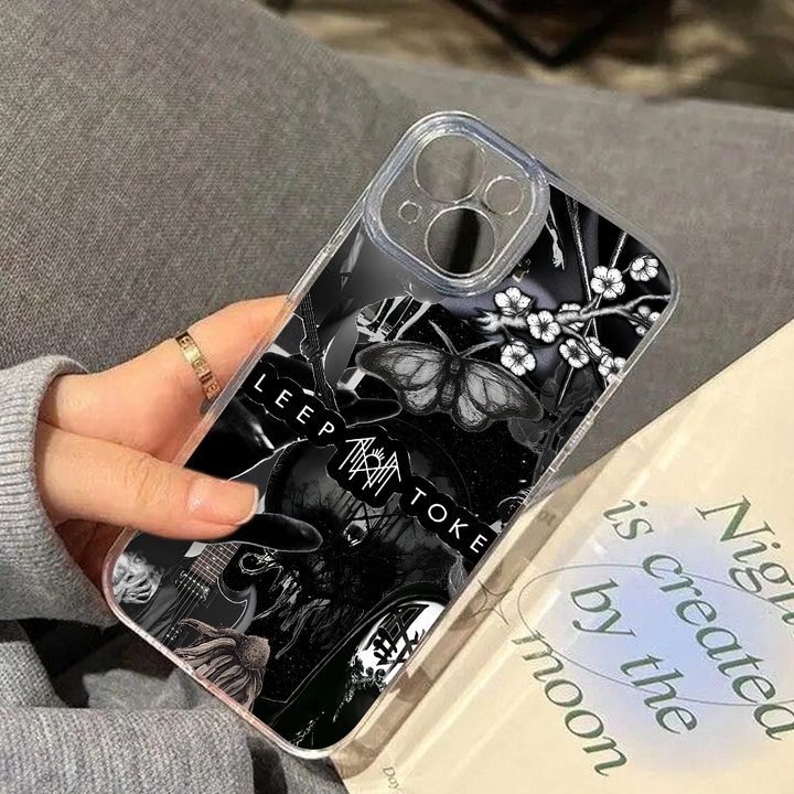 Sleep Token Gothic Butterfly Skull Phone Case – Compatible with iPhone 11 12 13 14 15 16 Pro Max & Samsung Galaxy Models