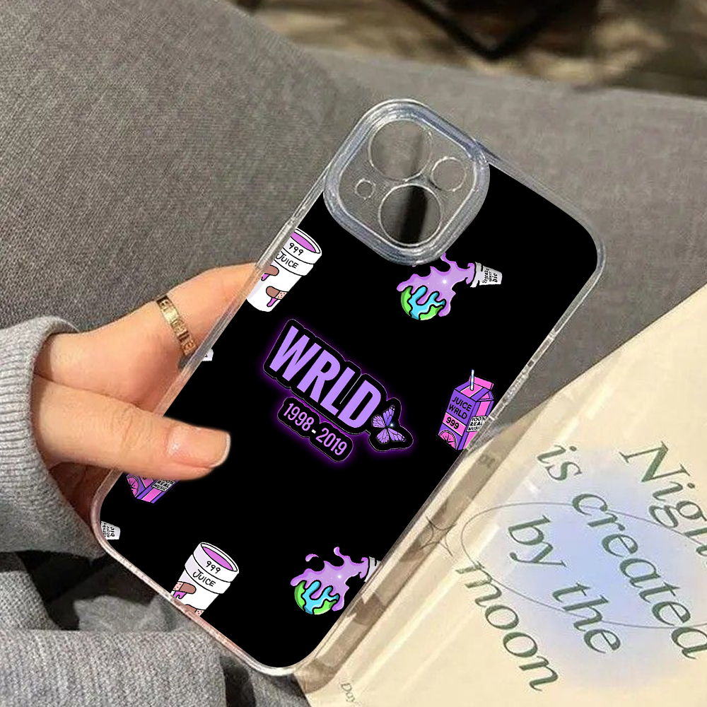 Butterfly WRLD Tribute Phone Case, 999 Juice Cartoon Style Cover Compatible with iPhone 11 12 13 14 15 16 Pro Max
