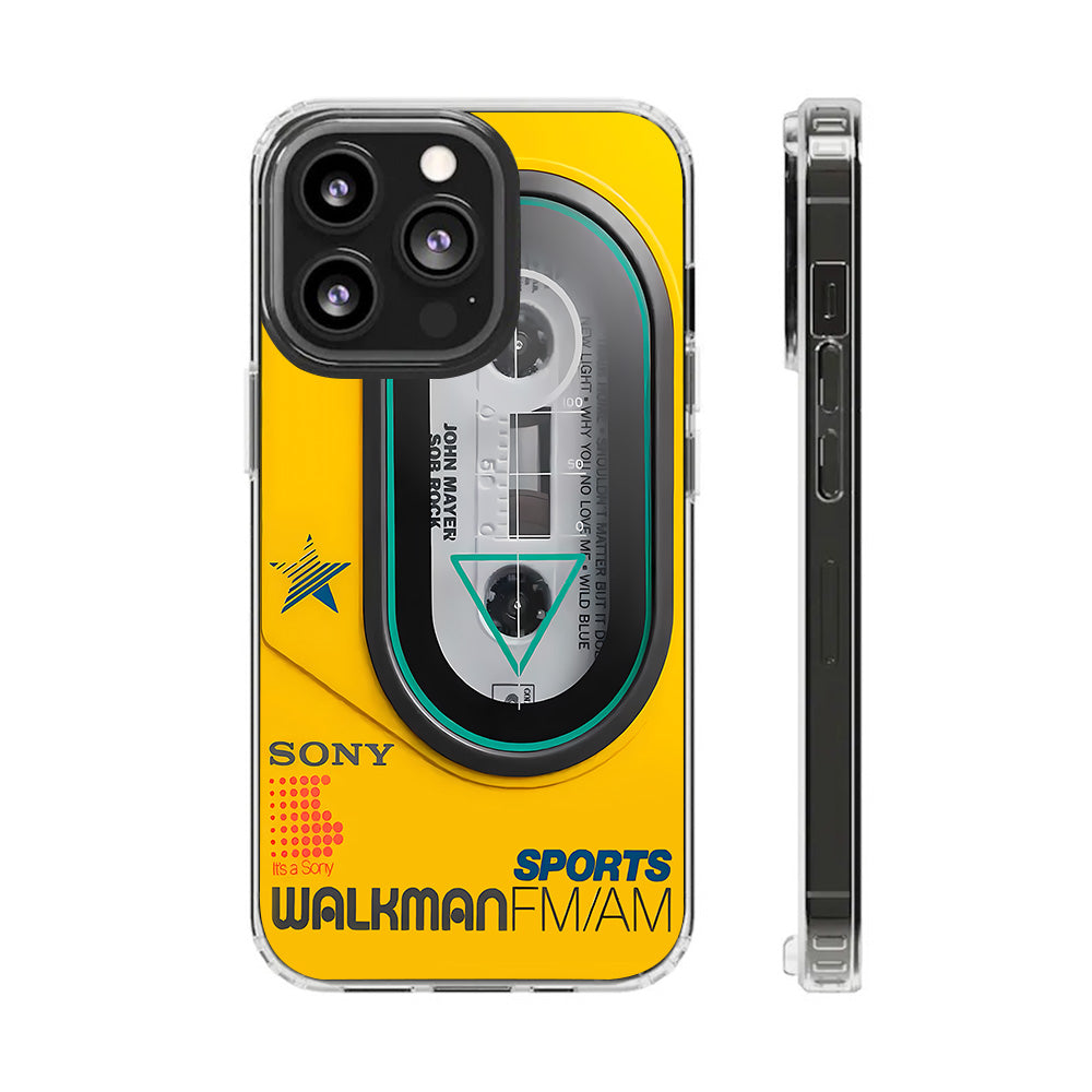 Retro Cassette Phone Case – Classic Walkman Tape Deck Soft Shell for iPhone 11 12 13 14 15 16 Pro Max Samsung S22 S23 S24 S24.99 Ultra Plus