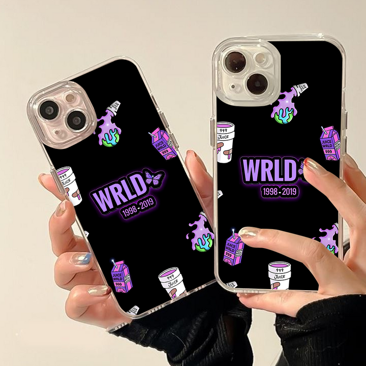 Butterfly WRLD Tribute Phone Case, 999 Juice Cartoon Style Cover Compatible with iPhone 11 12 13 14 15 16 Pro Max
