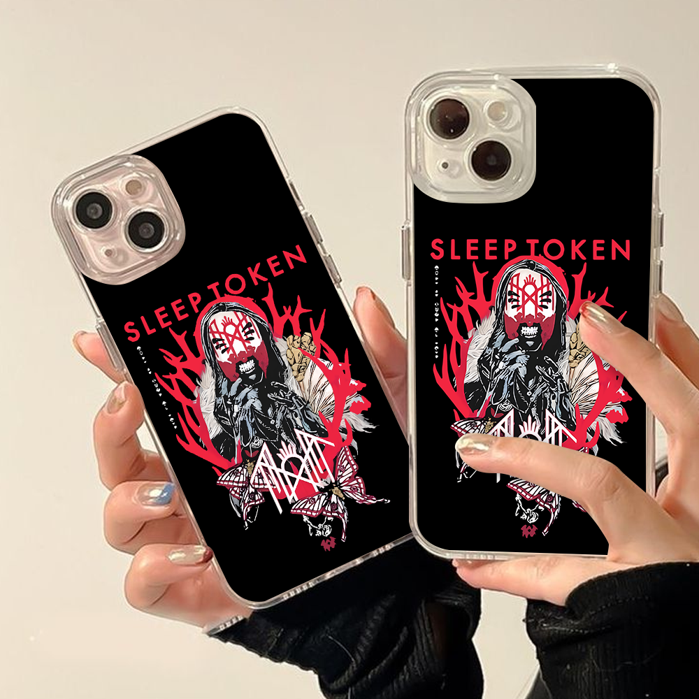 Red Ritual Mask Phone Case – Occult Gothic Totem Aesthetic, Bold Dark Art Cover for iPhone 11 12 13 14 15 16 Pro Max Samsung S22 S23 S24 S24.99 Ultra Plus
