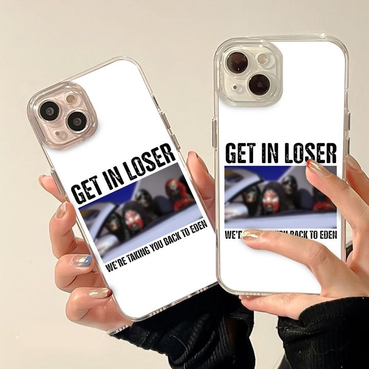 Sleep Token Phone Case – “Get In Loser, We're Taking You Back to Eden” – Funny Aesthetic Horror Cover for iPhone 11 12 13 14 15 16 Pro Max Samsung S22 S23 S24 S24.99 Ultra Plus