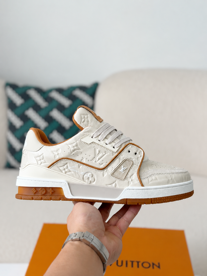 LV Trainer Sneaker White