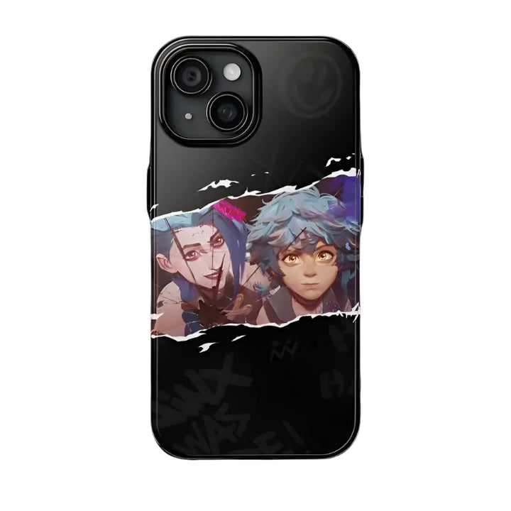 Arcaane Netflix Series Cartoon Character Clear Phone Case - Soft TPU & Silicon Protective, For iphone 16 pro max, 15, 14, 13, 12, 11 X