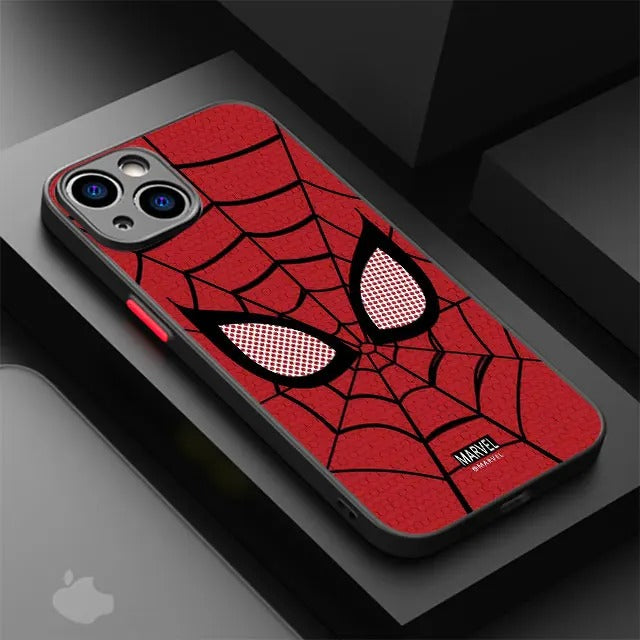 Spider Power Phone Case – Superhero Web Design Protective Cover for iPhone 11 12 13 14 15 16 Pro Max Samsung S22 S23 S24 S24.99 Ultra Plus