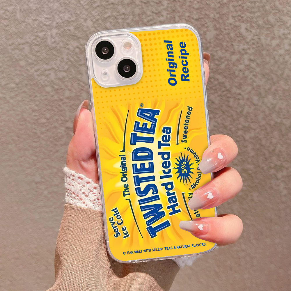 Twisted Tea Hard Iced Tea Can Phone Case, Perfect Girly Gift For Girl From iPhone 16 15 14 13 12 11 X Pro Max Plus Samsung Galaxy S24.99 S24 S23 S22 S21 Ultra Plus