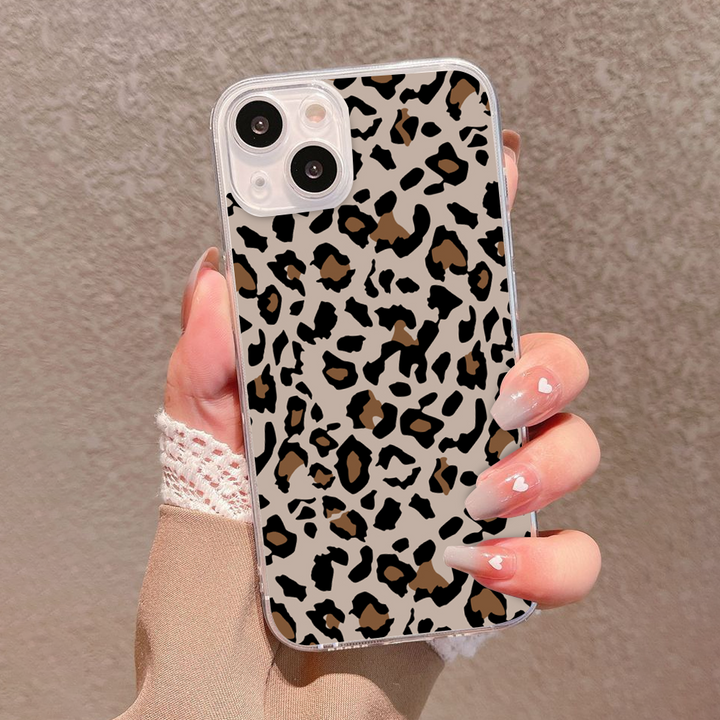 Leopard Print Phone Case Collection – Pink, Beige & Red