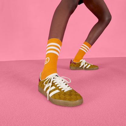 Adidas x Gucci Gazelle 'GG Monogram Beige Brown'