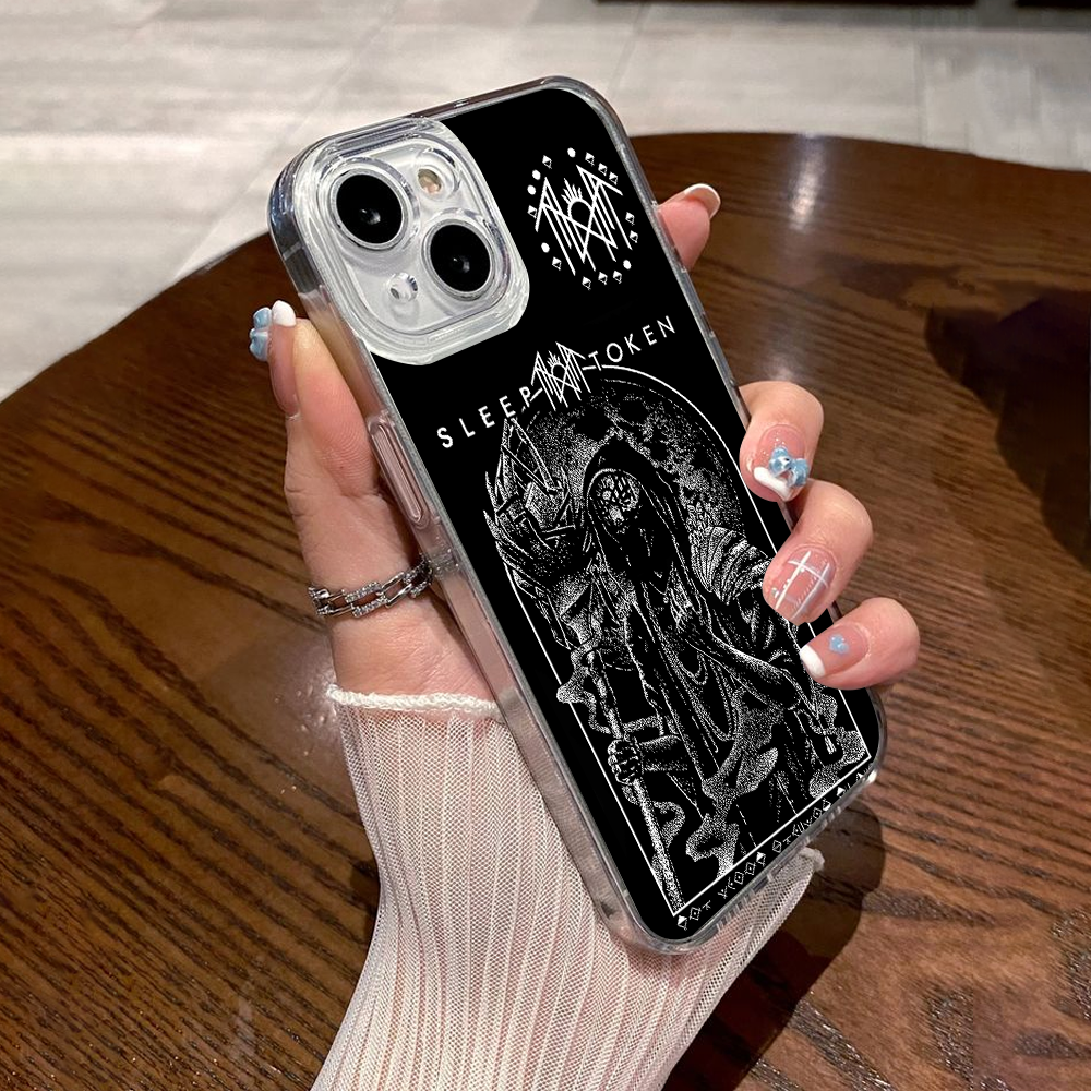Grim Prophet Phone Case – Dark Hooded Figure Art, Gothic Horror Aesthetic Cover for iPhone 11 12 13 14 15 16 Pro Max Samsung S22 S23 S24 S24.99 Ultra Plus
