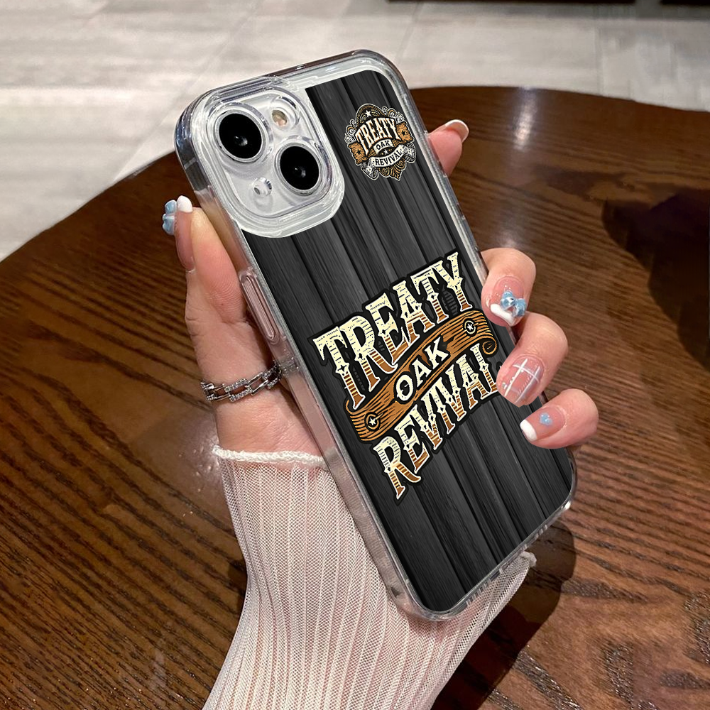 Treaty Oak Revival Western Wood Phone Case – Rustic Country Style for iPhone 11 12 13 14 15 16 Pro Max & Samsung