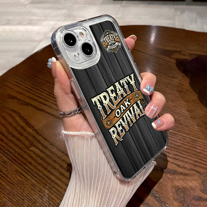 Treaty Oak Revival Western Wood Phone Case – Rustic Country Style for iPhone 11 12 13 14 15 16 Pro Max & Samsung