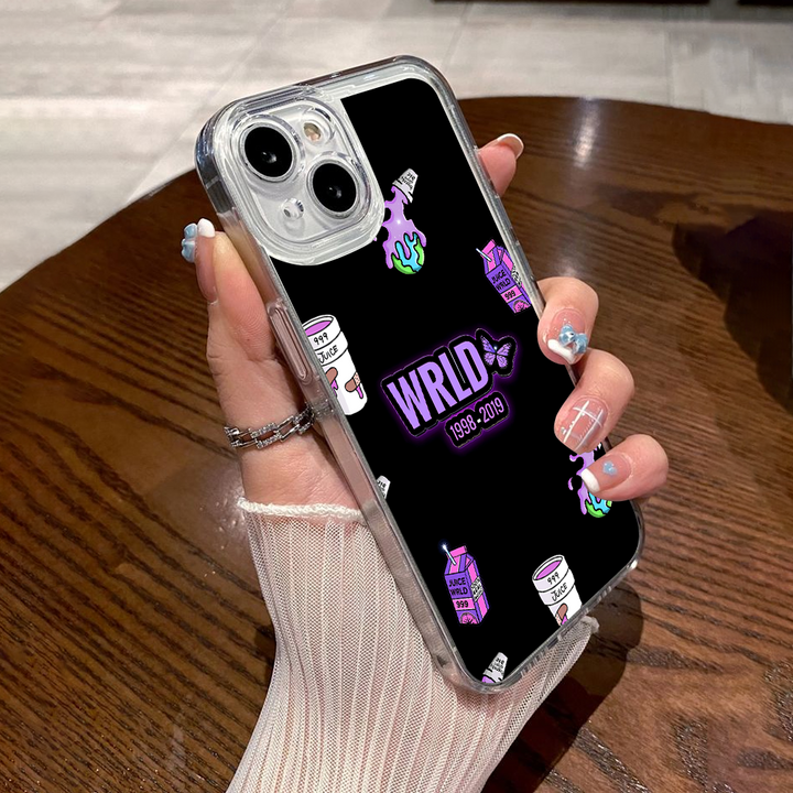 Butterfly WRLD Tribute Phone Case, 999 Juice Cartoon Style Cover Compatible with iPhone 11 12 13 14 15 16 Pro Max