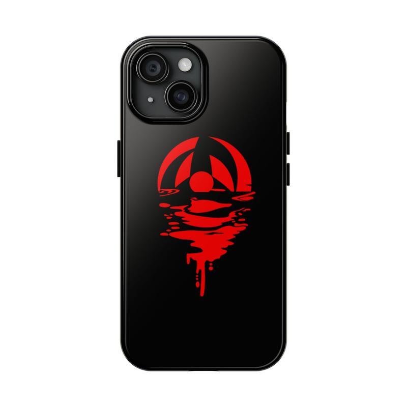 Sharingan Eye Akatsuki Tough Phone Case - TPU & Silicon Protective, For iphone 16 pro max, 15, 14, 13, 12, 11 X Plus