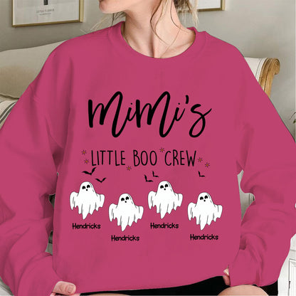 Comfort Colors Halloween Grandma Sweatshirt – Personalized Boo Crew Family Design
