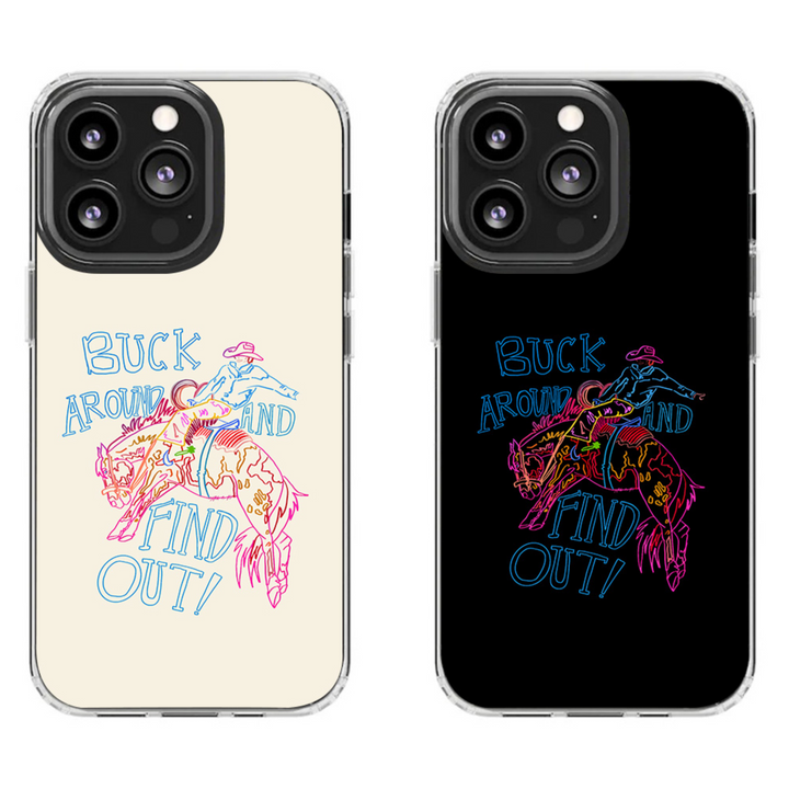 Bucking Cowboy Western Phone Case, Perfect Girly Gift For Girl From iPhone 16 15 14 13 12 11 X Pro Max Plus Samsung Galaxy S24.99 S24 S23 S22 S21 Ultra Plus
