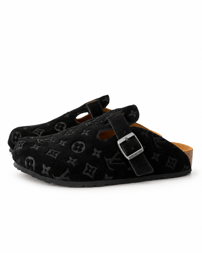 LV Cosy Flat Comfort Clog – Black
