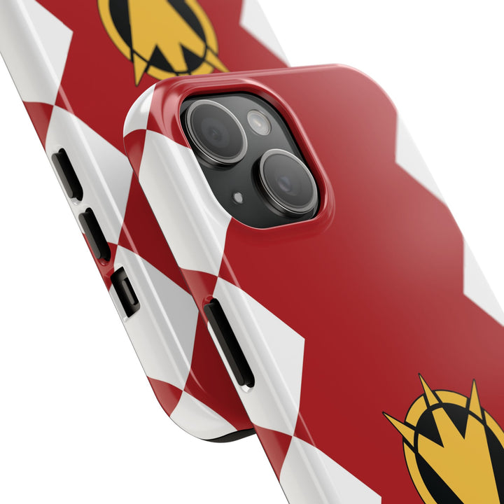 Power Up Phone Case Trio – Inspired by Mighty Morphin’ Rangers, Bright Bold Colors, Glossy Protection