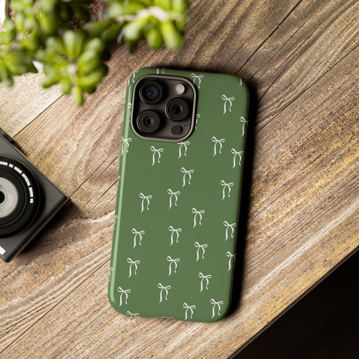 Cute Bow Aesthetic Phone Case – iPhone 11/12/13/14/15/16 & Samsung Galaxy S21/S22/S23/S24/Z Flip/Z Fold