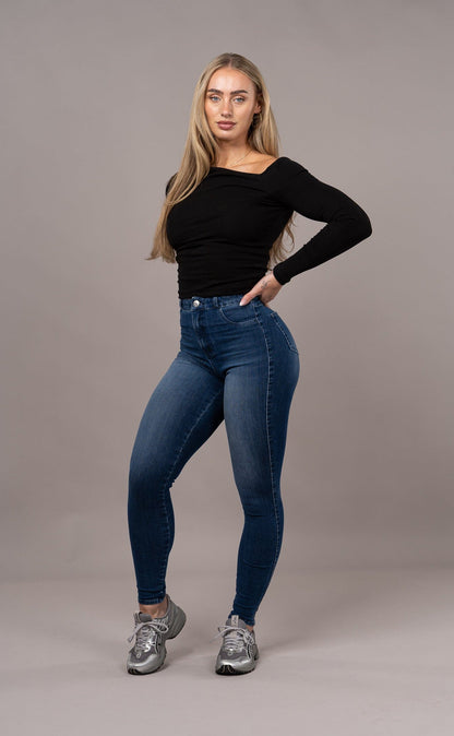 360 High Waisted - Azure Blue