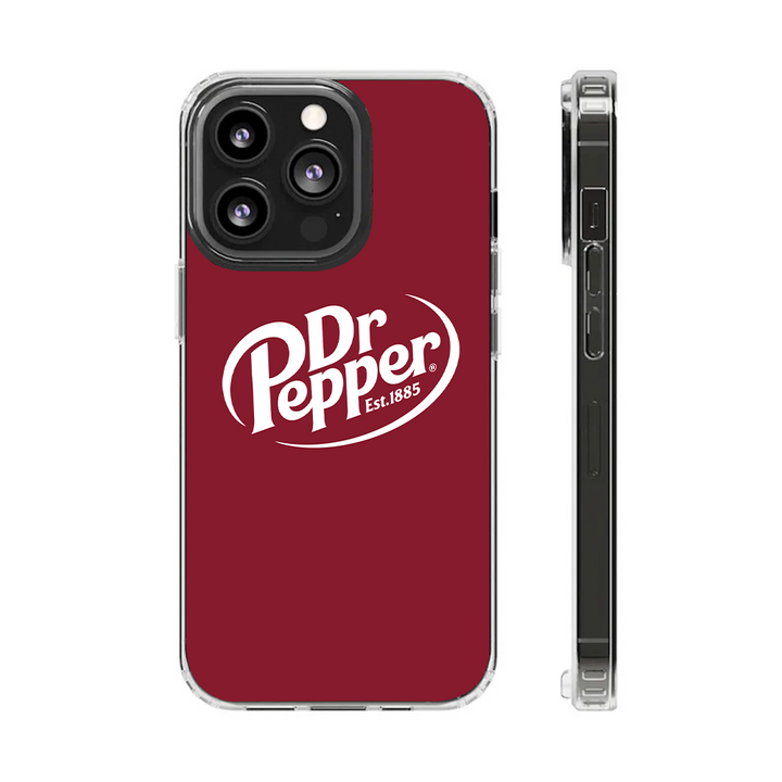 Dr Pepper Phone Case, Bold Retro Design for Soda Lovers | Perfect Gift for Fans! From iPhone 16 15 14 13 12 11 X Pro Max Plus Samsung Galaxy S24.99 S24 S23 S22 S21 Ultra Plus