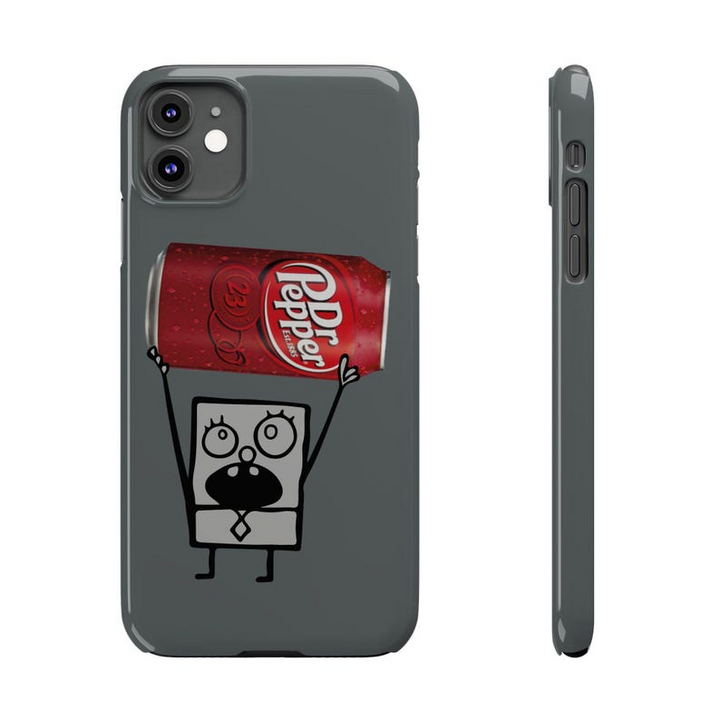 Kawaii Dr Pepper Can Phone Case From iPhone 16 15 14 13 12 11 X Pro Max Plus Samsung Galaxy S24.99 S24 S23 S22 S21 Ultra Plus