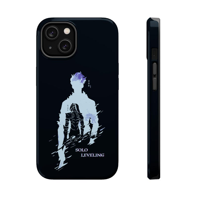 Dark Hunter Phone Case – Dark Shadow Anime Design for iPhone 15 Pro Max/14/13/12/11/XR/SE – Gift for Anime Fans