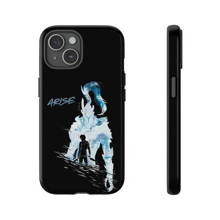 Dark Hunter Phone Case – Dark Shadow Anime Design for iPhone 15 Pro Max/14/13/12/11/XR/SE – Gift for Anime Fans