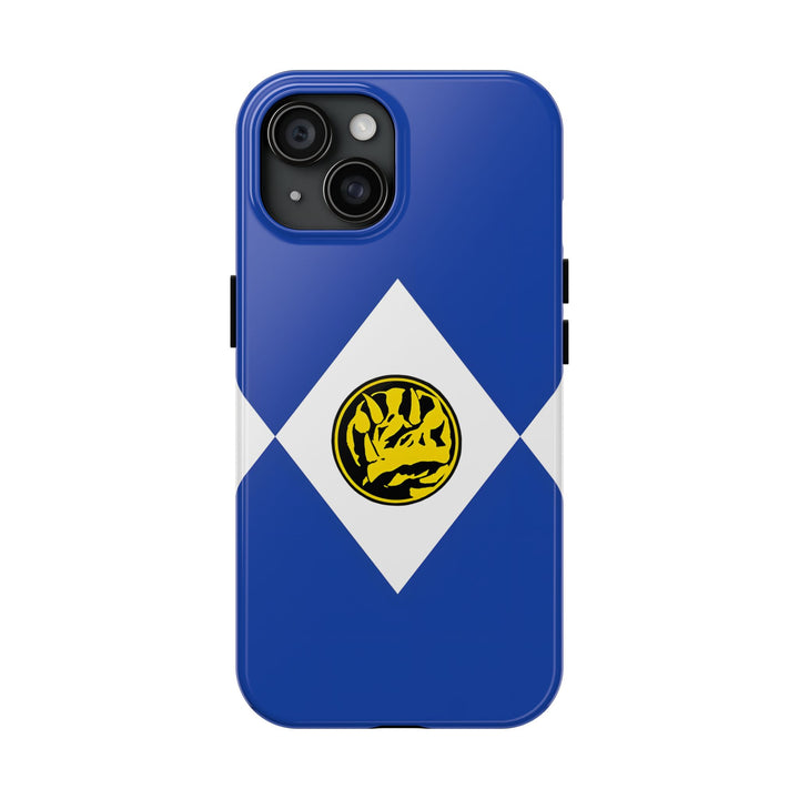Mighty Morphin’ Phone Case – Power Rangers-Inspired Design, Dino Emblems, Bold Retro Colors, Glossy Armor for ‘90s Kids & Gen Z Heroes
