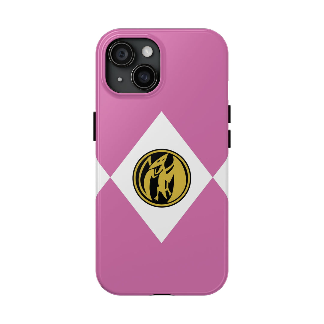 Power Up Phone Case Trio – Inspired by Mighty Morphin’ Rangers, Bright Bold Colors, Glossy Protection
