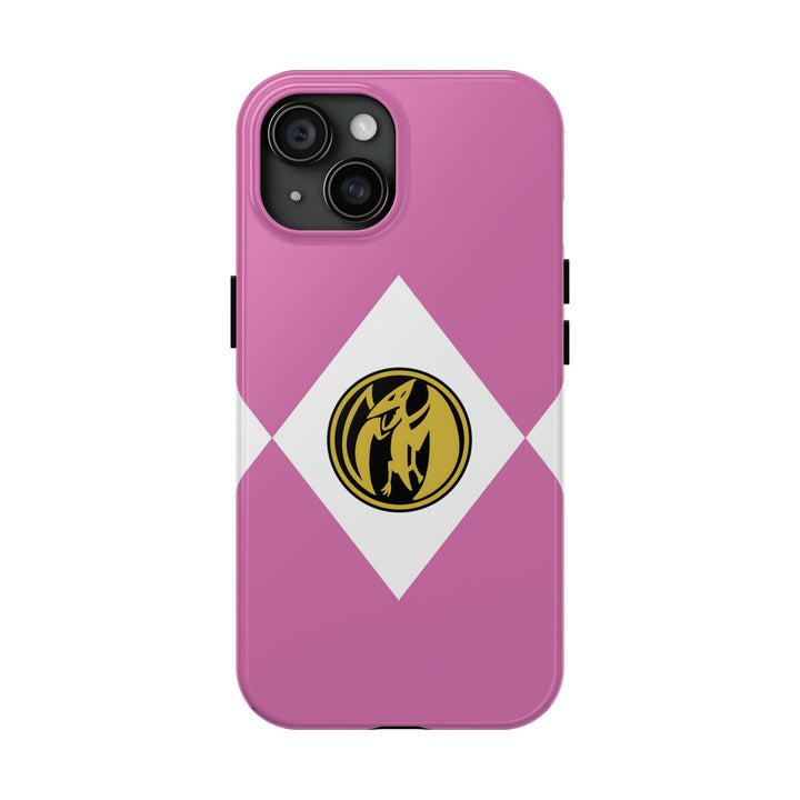 Power Up Phone Case Trio – Inspired by Mighty Morphin’ Rangers, Bright Bold Colors, Glossy Protection