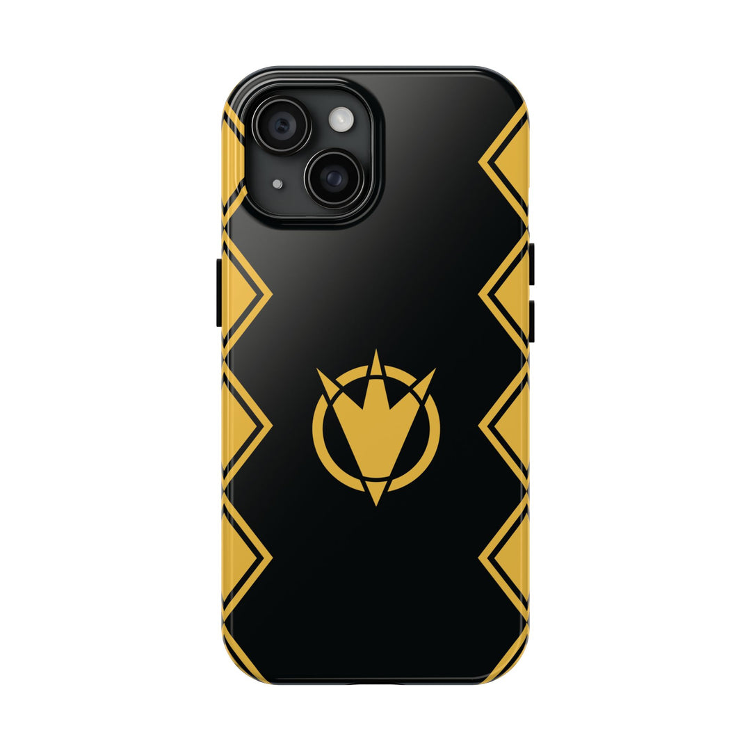 Mighty Morphin’ Phone Case – Power Rangers-Inspired Design, Dino Emblems, Bold Retro Colors, Glossy Armor for ‘90s Kids & Gen Z Heroes