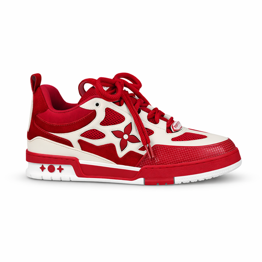 LV Skate Sneaker Red White