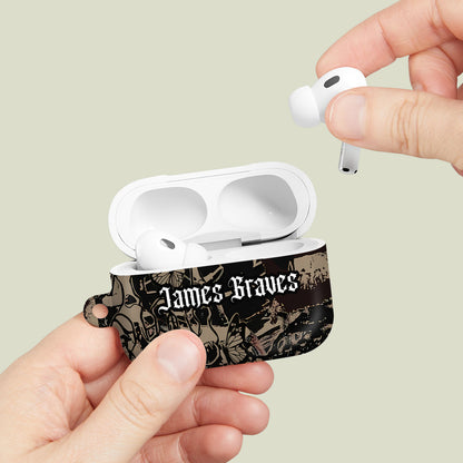 Custom Name  Starry Night -Personalized Clear Airpods Case