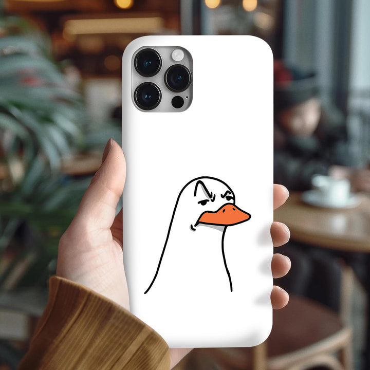 Quirky Character Phone Case Collection – Angry Duck, Cow Print Heart & Urban Camo