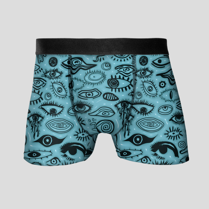 Men’s Boxer Briefs Artistic Eye Print Underwear | Soft Breathable Stretrunks Fashion Streetwear Aesthetic Giftchy