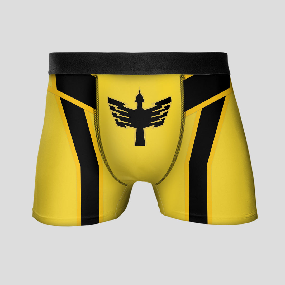 Epic Power Ranger Boxer Briefs - Bold, Comfortable Men's Underwear for Heroic Street Style, Soft Stretchy Gift