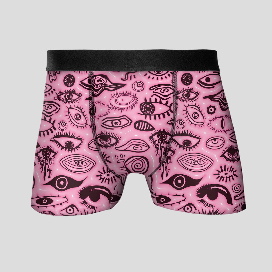 Men’s Boxer Briefs Artistic Eye Print Underwear | Soft Breathable Stretrunks Fashion Streetwear Aesthetic Giftchy