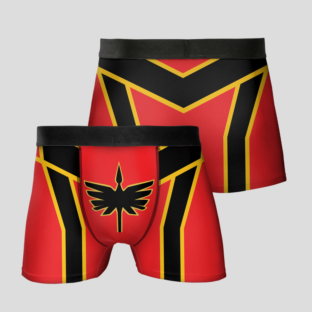 Epic Power Ranger Boxer Briefs - Bold, Comfortable Men's Underwear for Heroic Street Style, Soft Stretchy Gift