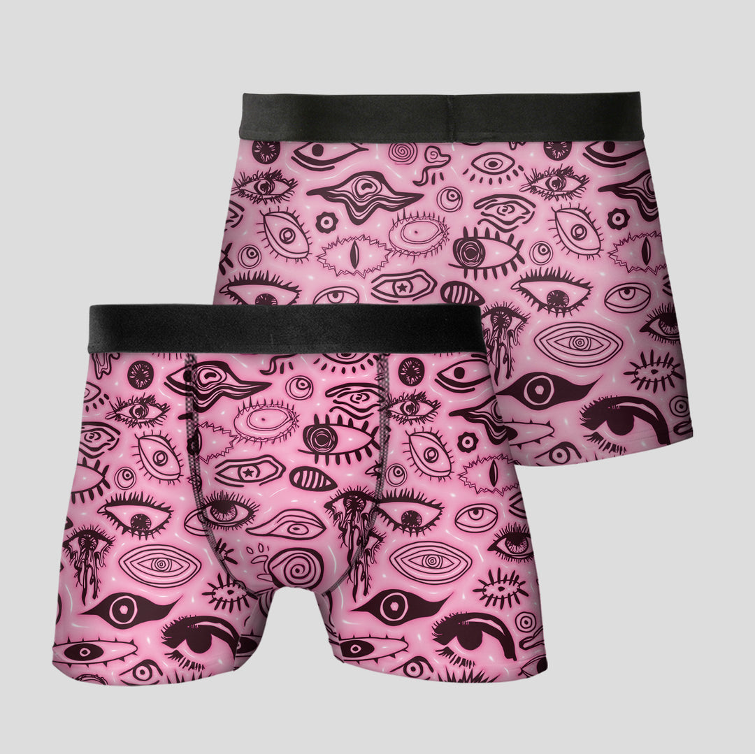 Men’s Boxer Briefs Artistic Eye Print Underwear | Soft Breathable Stretrunks Fashion Streetwear Aesthetic Giftchy