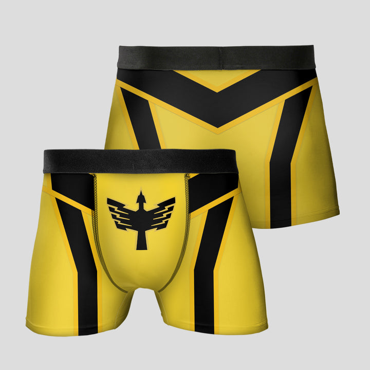Epic Power Ranger Boxer Briefs - Bold, Comfortable Men's Underwear for Heroic Street Style, Soft Stretchy Gift