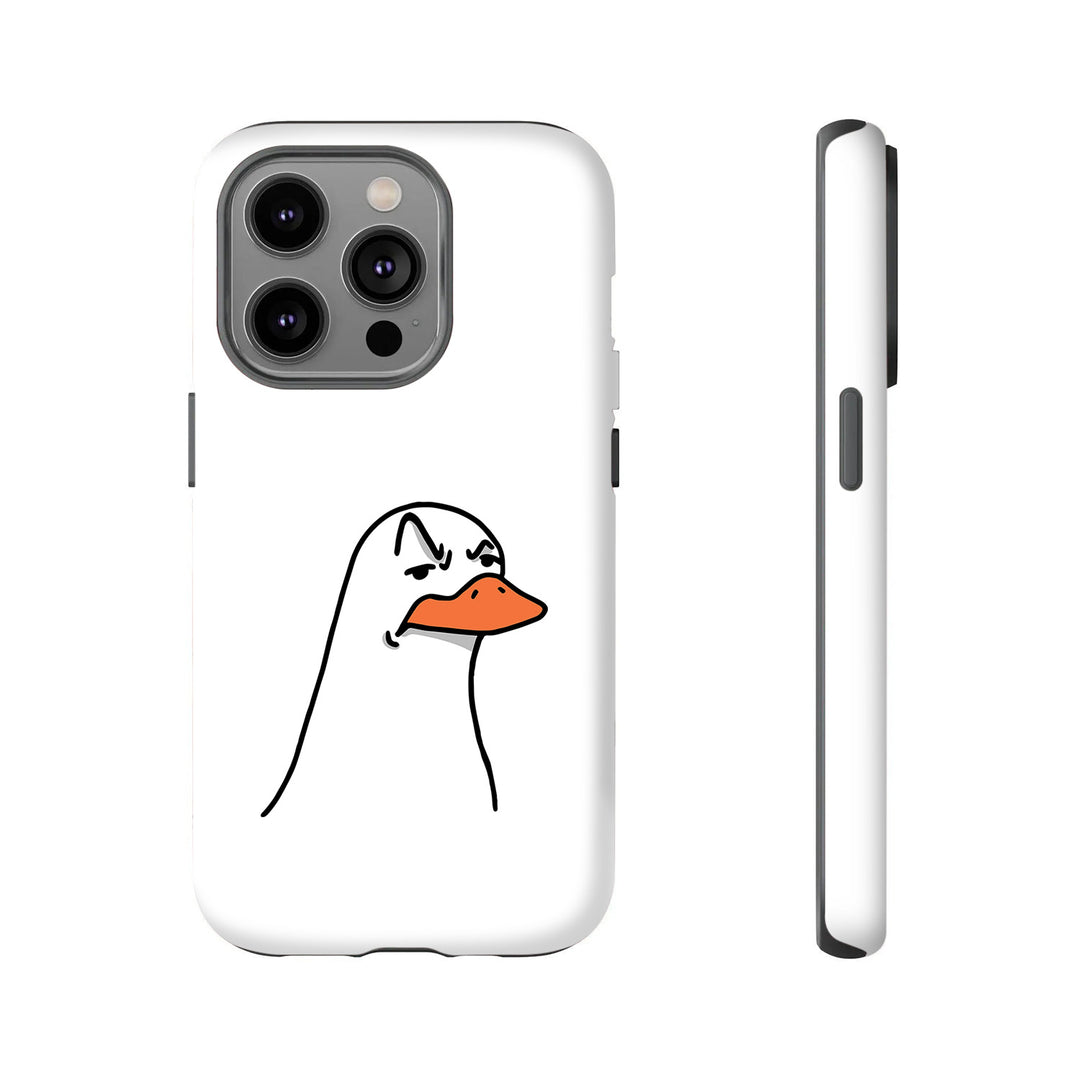 Quirky Character Phone Case Collection – Angry Duck, Cow Print Heart & Urban Camo