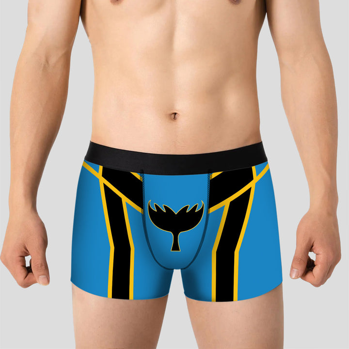 Vibrant Power Ranger Boxer Briefs - Bold, Comfortable, and Stylish Men's Underwear Soft Stretchy Gift Set
