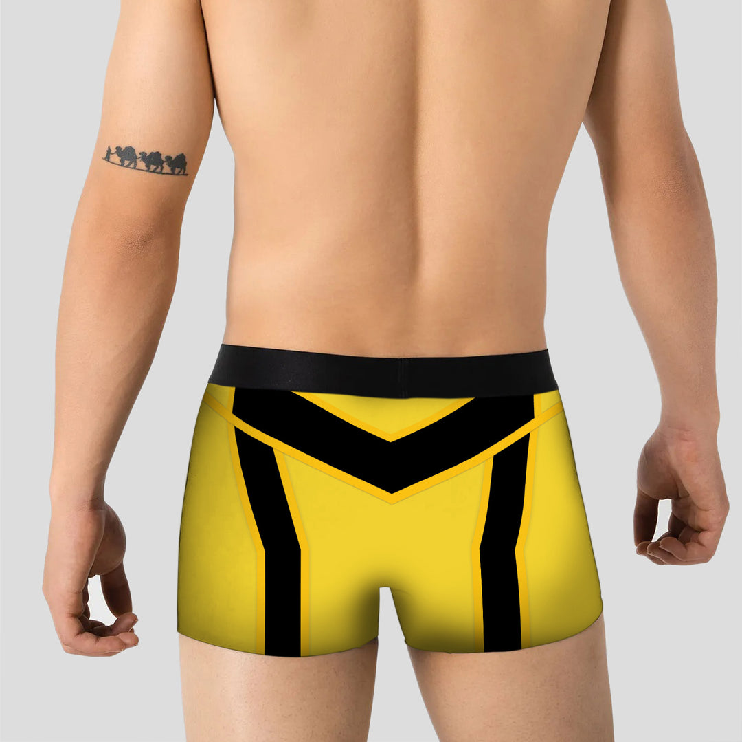 Epic Power Ranger Boxer Briefs - Bold, Comfortable Men's Underwear for Heroic Street Style, Soft Stretchy Gift