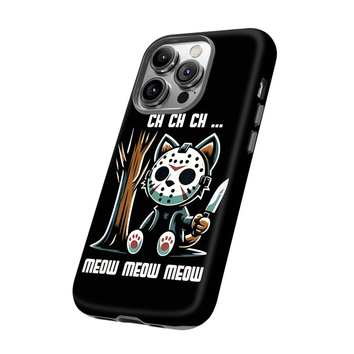 “Meow Meow... But Make It Murder” - Horror Meme Cat Phonecase iPhone 16 15 14 13 12 11 Pro Max 8 Plus X Samsung Galaxy S24 S23 S22 Ultra