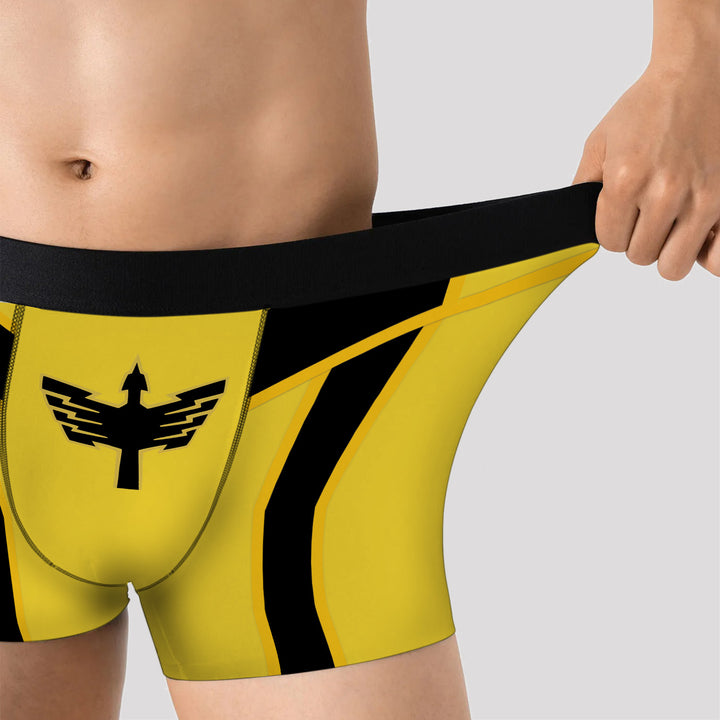 Epic Power Ranger Boxer Briefs - Bold, Comfortable Men's Underwear for Heroic Street Style, Soft Stretchy Gift