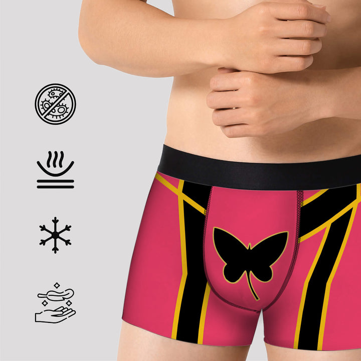 Epic Power Ranger Boxer Briefs - Bold, Comfortable Men's Underwear for Heroic Street Style, Soft Stretchy Gift