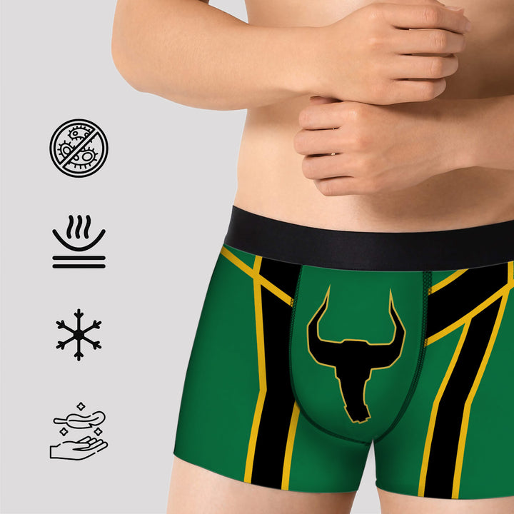 Vibrant Power Ranger Boxer Briefs - Bold, Comfortable, and Stylish Men's Underwear Soft Stretchy Gift Set