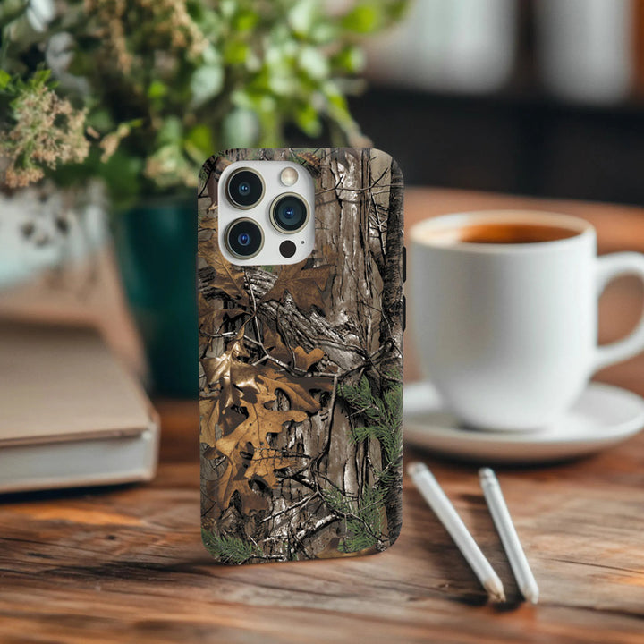 Forest Camo iPhone Case – Outdoor Style for iPhone 11, 12, 13, 14, 15, 16 Series, Samsung