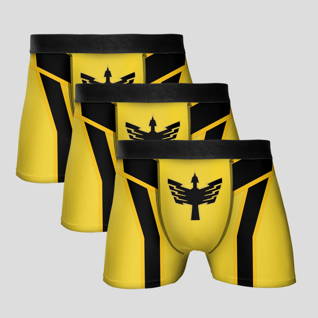 Epic Power Ranger Boxer Briefs - Bold, Comfortable Men's Underwear for Heroic Street Style, Soft Stretchy Gift